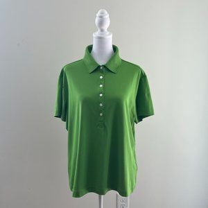 Nike Women’s Green Short-Sleeve Golf Shirt Size XL
